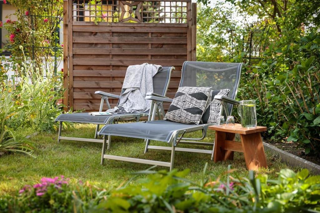 Charmantes Townhaus Mit Garten, W-Lan & Netflix 波茨坦 外观 照片